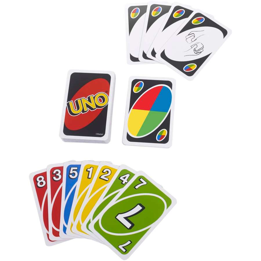 UNO Classic Card Game (Mattel) การ์ดอูโน่ ลิขสิทธิ์แท้ #W2085