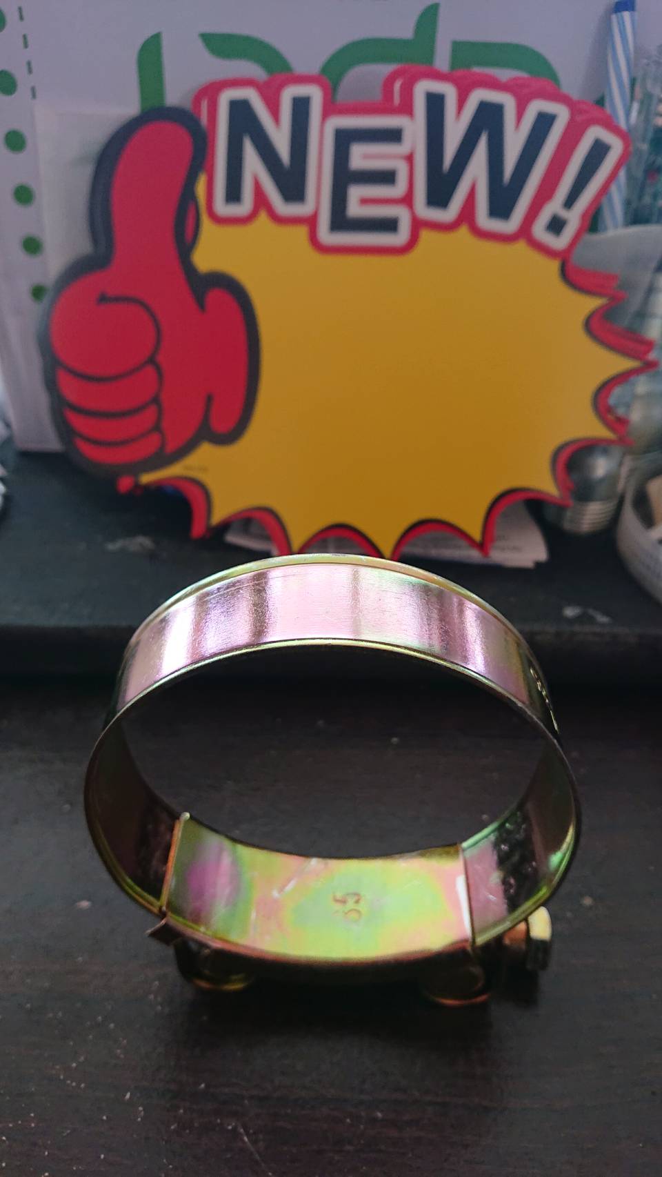 เข็มขัดรัดท่อชุบซิงค์ ปลอกรัดชุบซิงค์ 80-85 มม. สายรัดท่อ กิ๊บรัดท่อ ปลอกรัดท่อ อย่างดี แข็งแรงทนทาน รัดได้เยอะ ปรับระดับได้ ราคา/ชิ้น #8085