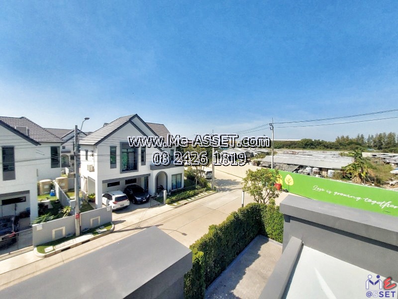 ขายบ้านเดี่ยว ย่าน บางบ่อ บางนา บางพลี เทพารักษ์ บางเสาธง : ม.สราญสิริ บางนา Saransiri Bangna : 2 ชั้น 61.4 ตร.วา