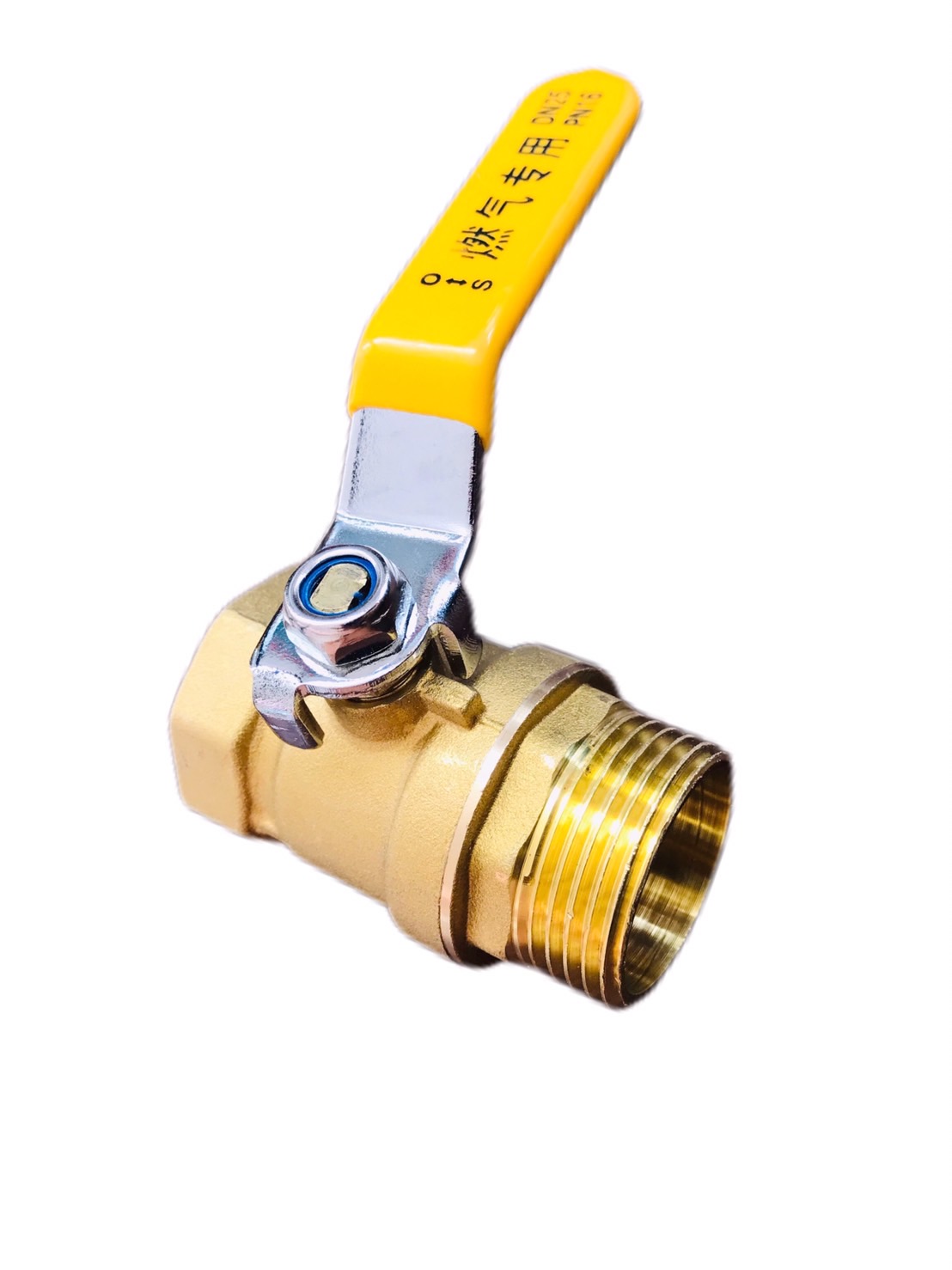 บอลวาล์วทองเหลือง ขนาด 1 นิ้ว เกลียวนอก -ใน (#13240)