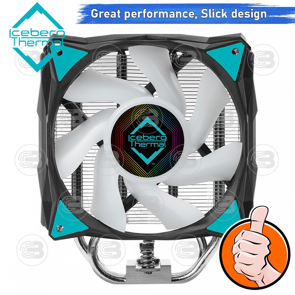 [CoolBlasterThai] Iceberg Thermal IceSLEET G4 OC Black Multi Compatible Tower CPU Cooler with A-RGB