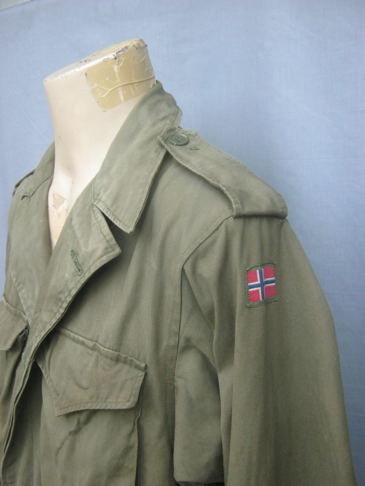 norwegian army combat field jacket 1943 LR