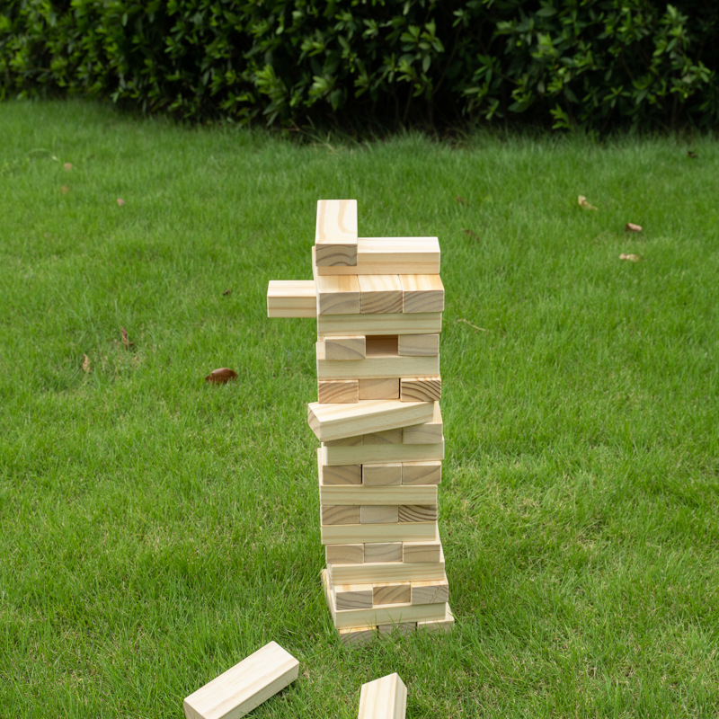 เกมตึกถล่มยักษ์ Giant Jenga Wooden Block