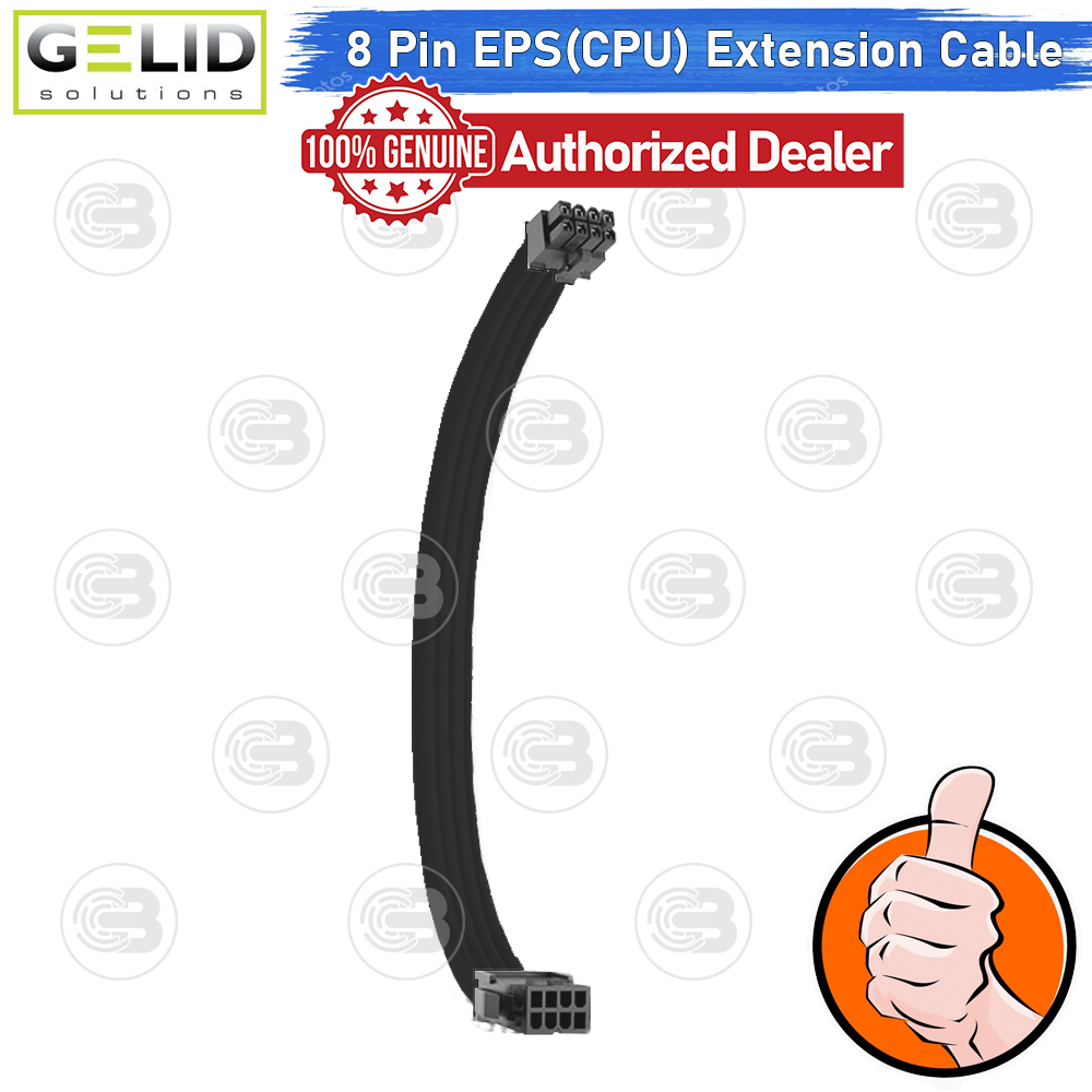 [CoolBlasterThai] GELID 8-Pin EPS (CPU) EXTENSION BLACK CABLE(CA-8P-01)
