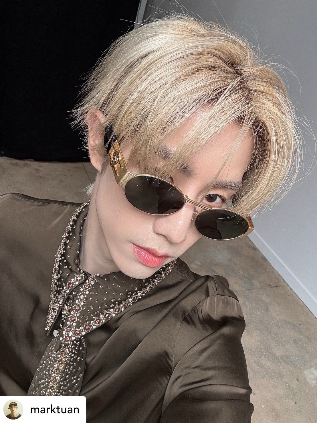 แว่นกันแดด VERSACE VE2264 100287 SIZE 56 MM.