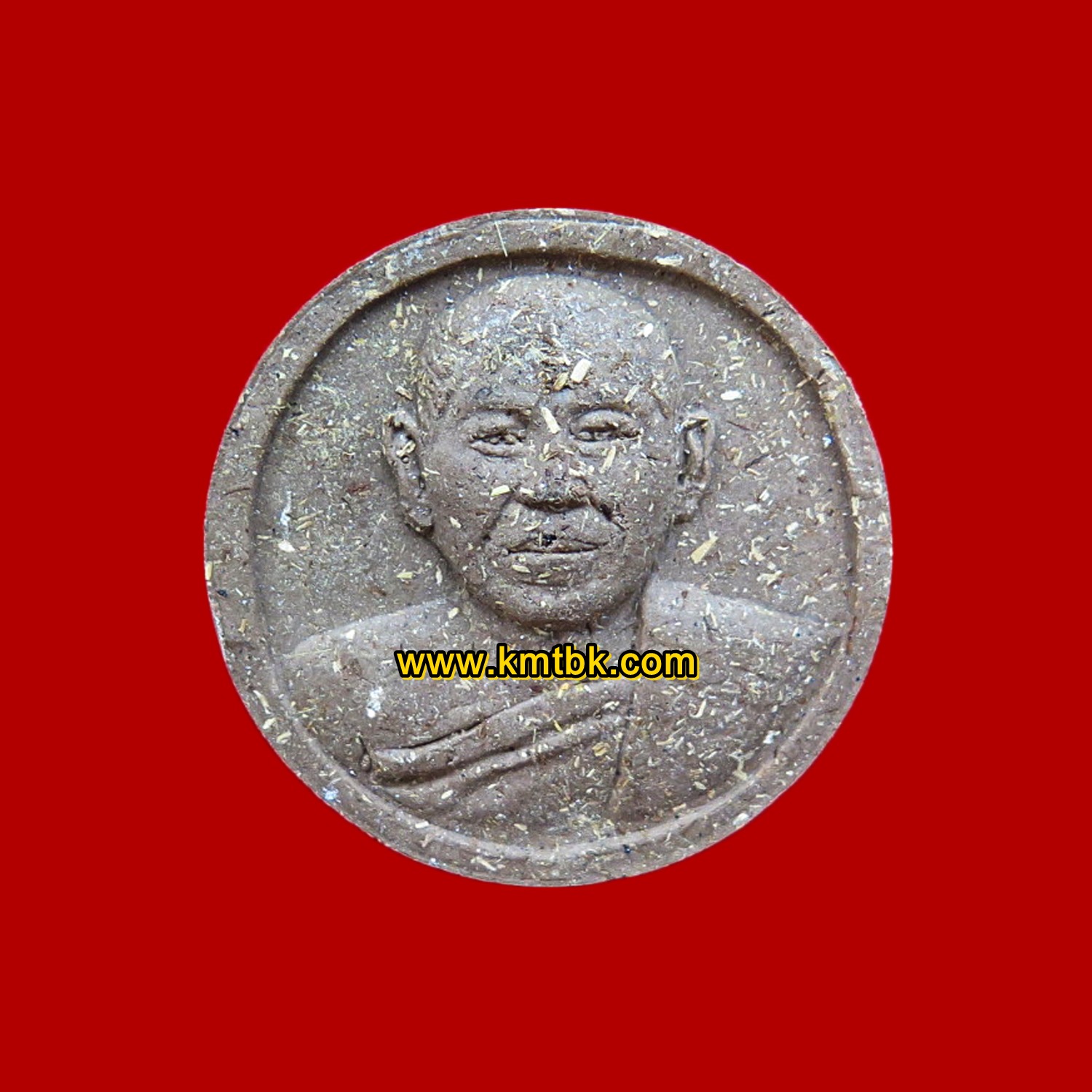 พระผงรูปเหมือน จันทร์ลอย หลวงพ่อจืด วัดโพธิเศรษฐีวนาราม จ.นครปฐม ขนาดห้อยคอ ปี2552