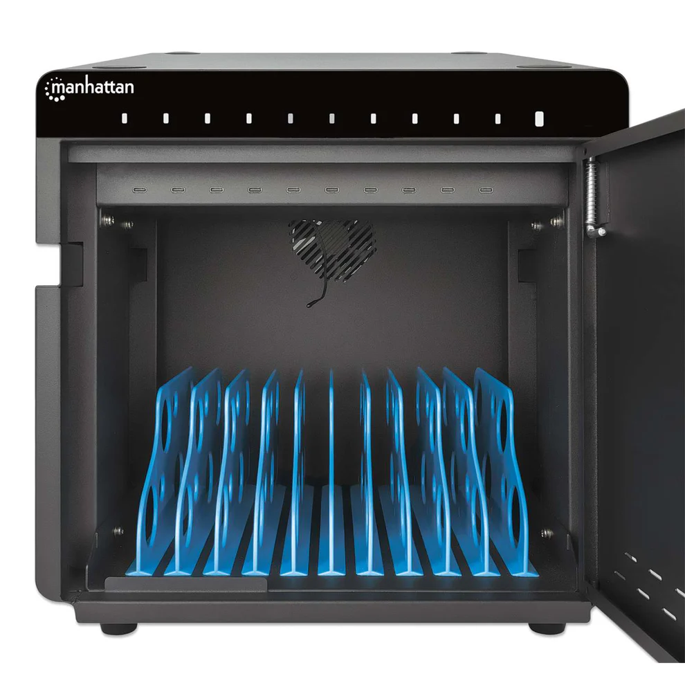 MHT-181082 ตู้ชาร์จอุปกรณ์พกพา USB-C 10 พอร์ต สำหรับเดสก์ท็อป กำลังไฟ 180 วัตต์ (18W x10)