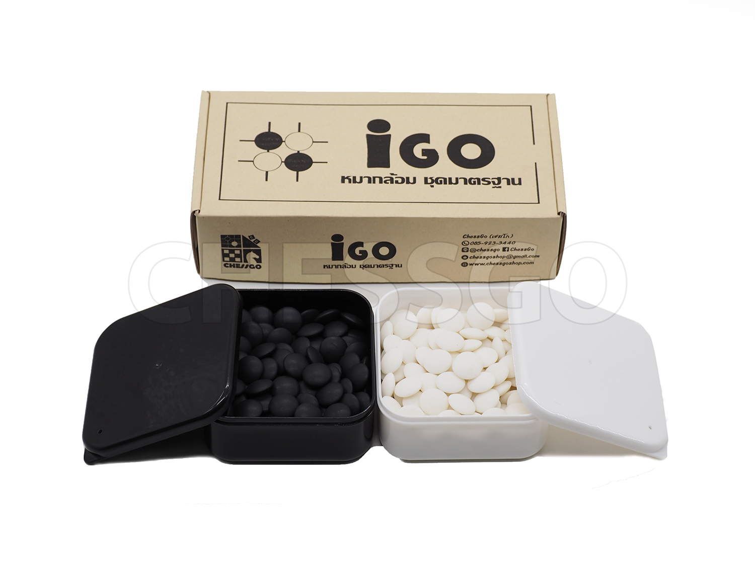 เม็ดหมากล้อมเมลามีน (นูน2ด้าน)