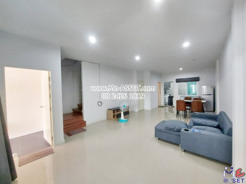 ขายและเช่า ทาวน์โฮม ย่าน คลองพระอุดม คลองข่อย วัดท่าเกวียน วัดทองสะอาด ลาดหลุมแก้ว : บ้านสวนธนาการ์เด้น : 2 ชั้น 22.7 ตารางวา