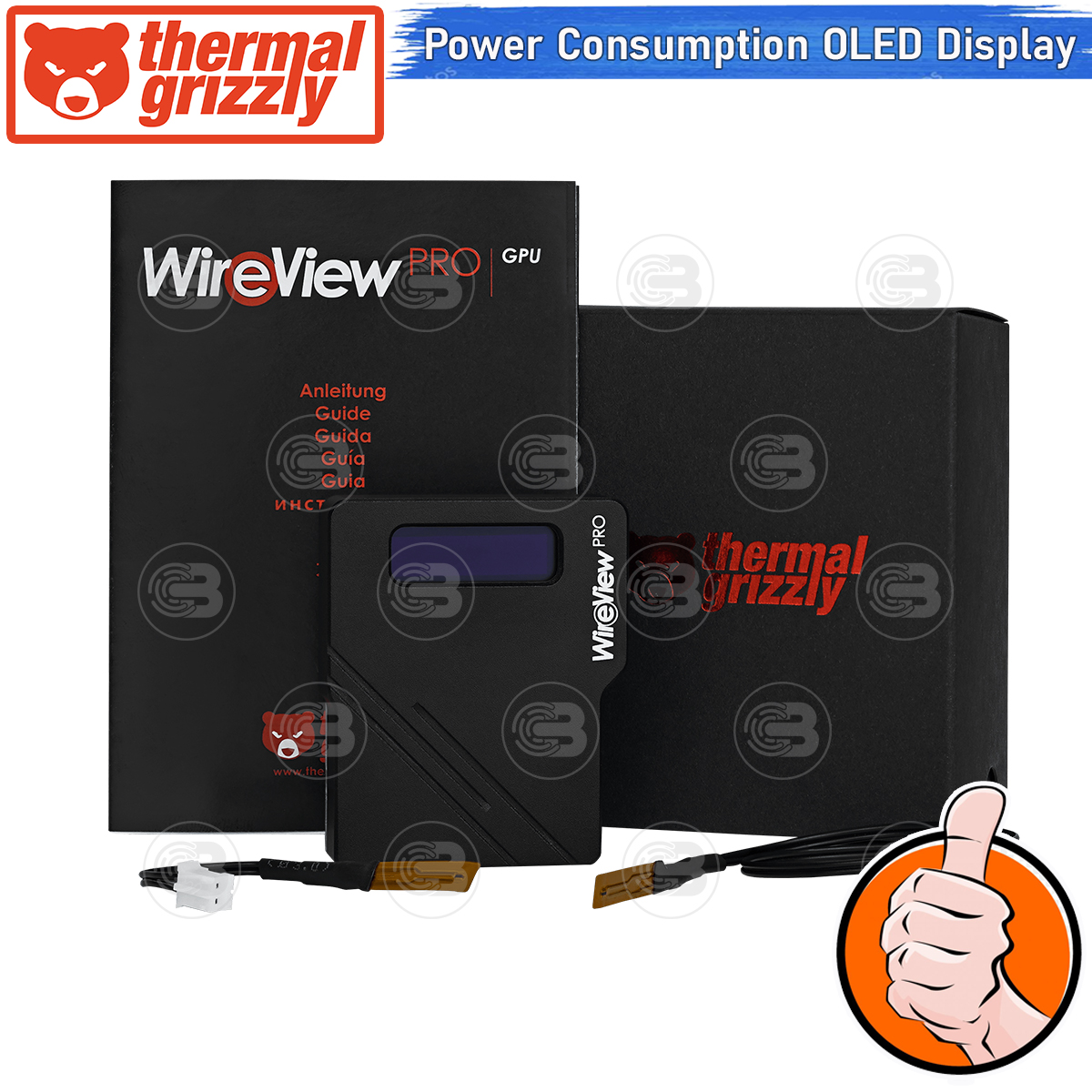[CoolBlasterThai] Thermal Grizzly WireView GPU Pro (WV-P-H1N) 12VHPWR Normal GPU Power Consumption OLED Display