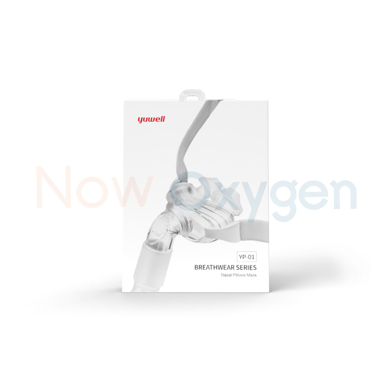 หน้ากากชนิดสอดจมูกสำหรับเครื่อง CPAP Bipap (Nasal Pillow Mask YP-01)