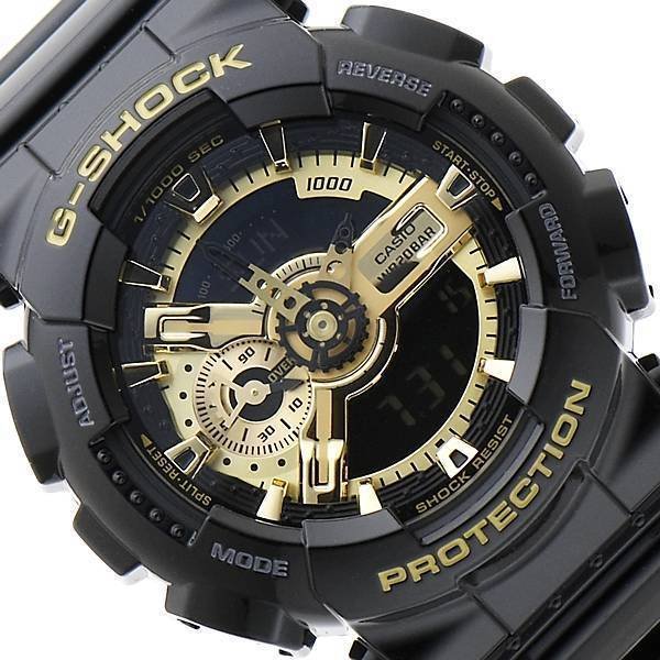 Casio G-shock Limited Edition สายเรซิ่น รุ่น GA-110GB-1ADR - Black/Gold