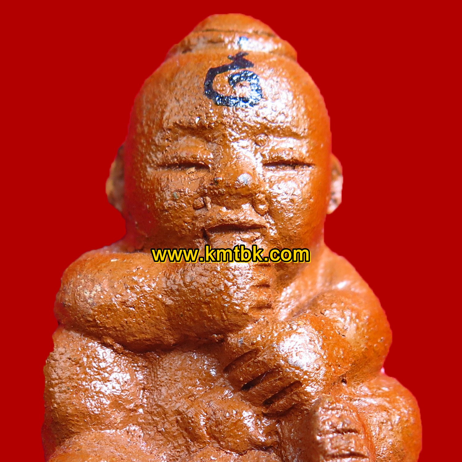 กุมารทองพิมพ์โบราณ หลวงพ่อกอย วัดเขาดินใต้ ขนาดตั้งบูชา ปี2557 ของแท้จากวัด