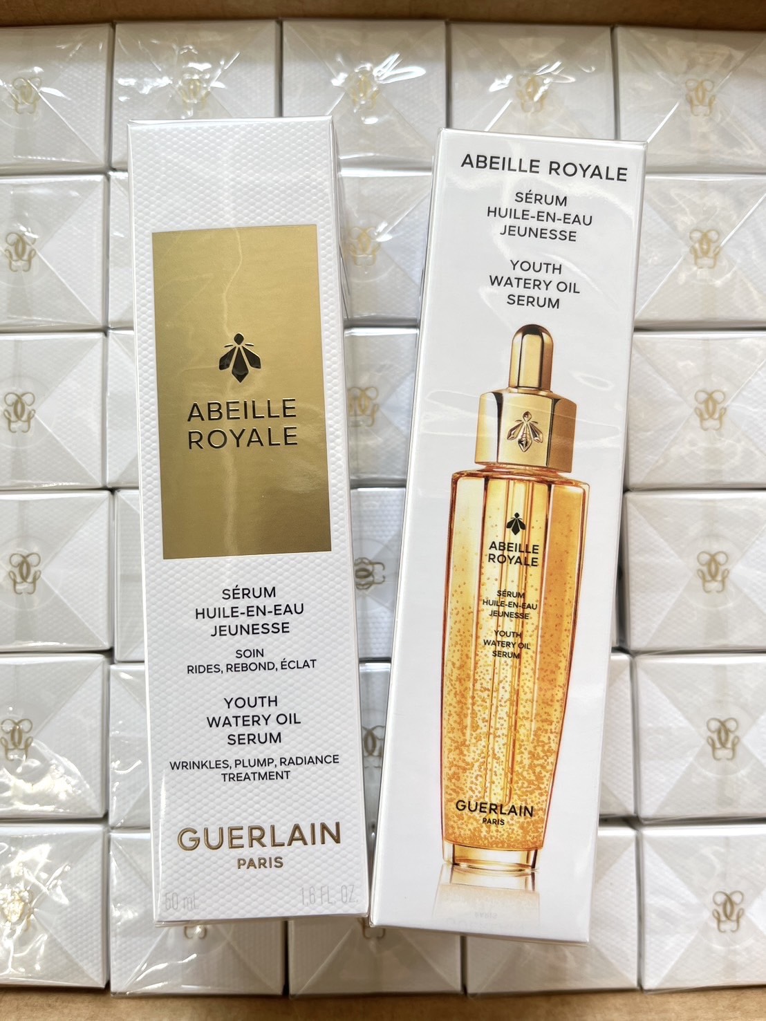 แพ็คเก็จใหม่! Guerlain Abeille Royale Youth Watery Oil 50ml. ป้ายไทย ของแท้รับประกัน (1กล่อง)