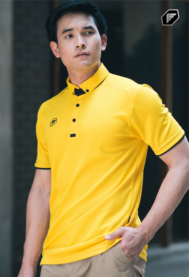 POLO SPORT Pegan 16-21053 เสื้อโปโลสปอร์ต เสื้อทีม เสื้อคอปก ยูนิฟอร์ม สีเหลือง
