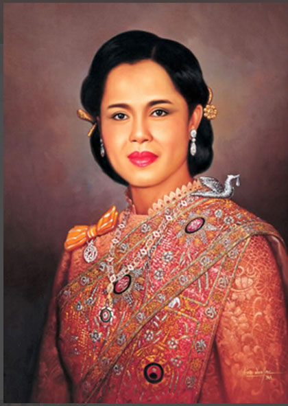 ภาพวาดพระราชินี (ใหญ่)
