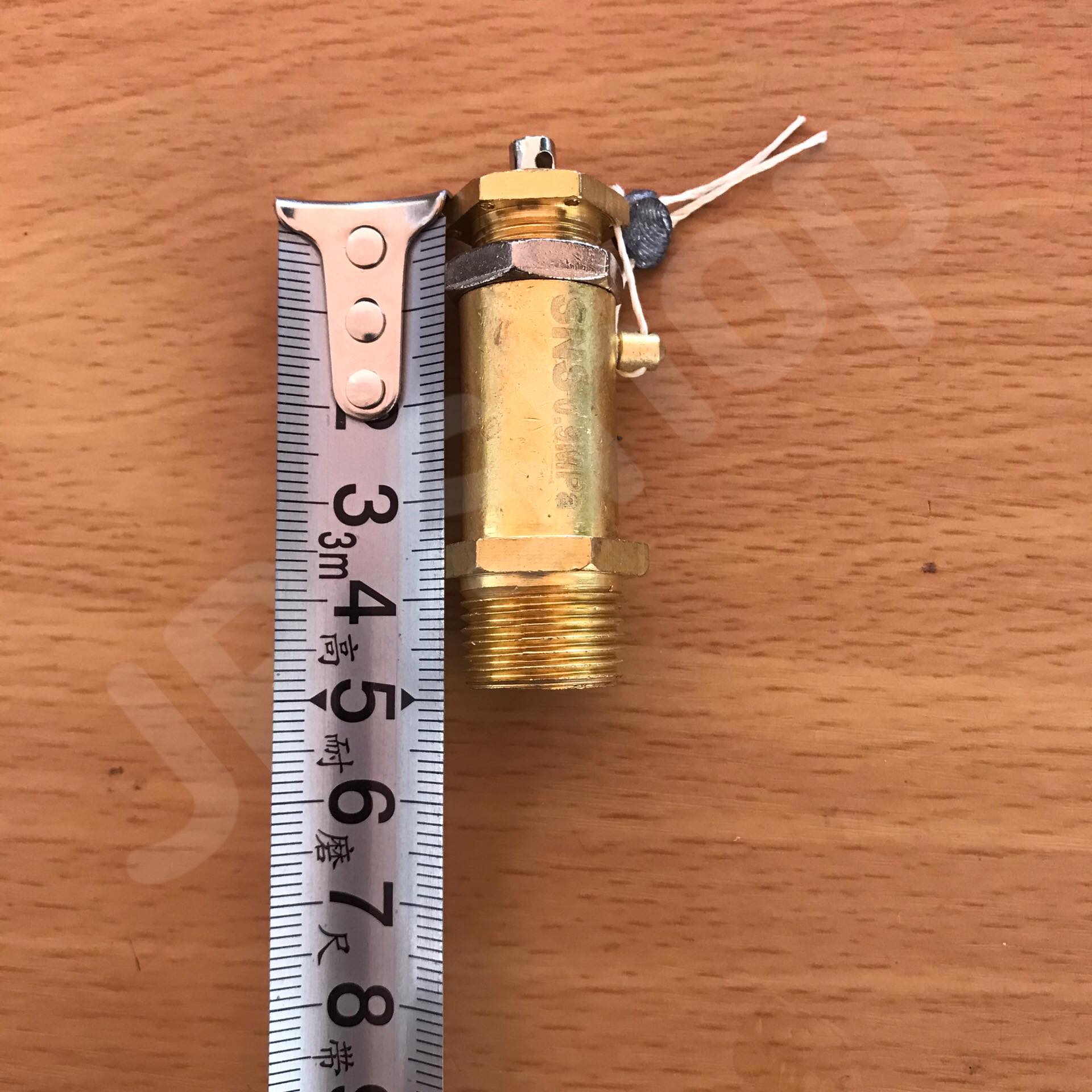 เซฟตี้วาล์ว โปโลลม ปั๊มลม เกลียวนอกNPT 3 หุน BV-3 ทองเหลือง ตัดรอบส่งทุกๆชั่วโมง #1024