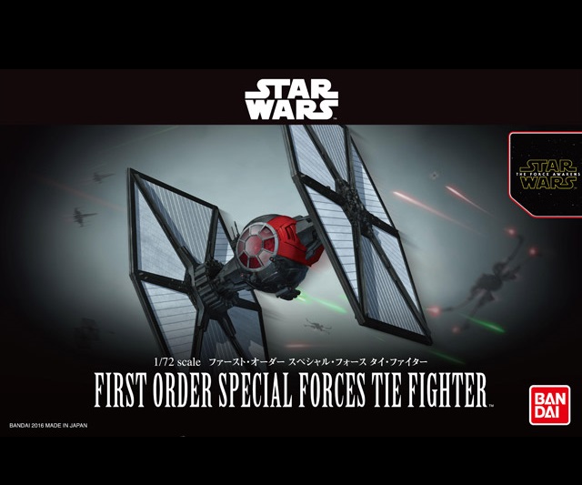 1/72 First Order Special Forces TIE Fighter BANDAI - Star Wars