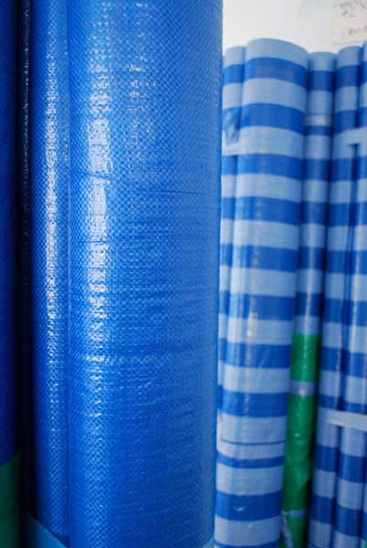 ผ้าใบ Blue sheet ฟ้าล้วน 30*30 ม.