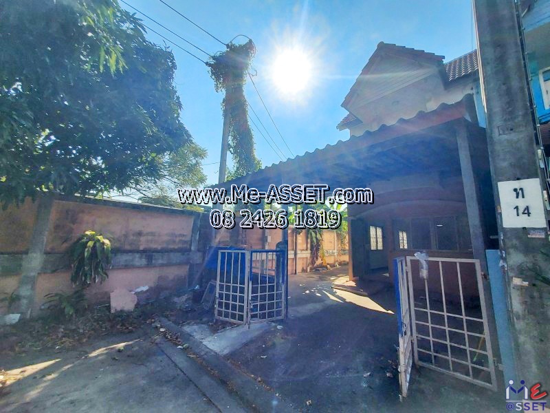 ขายทาวน์เฮ้าส์ ย่าน หนองค้างพลู หลักสอง หนองแขม เพชรเกษม106 : ม.เพชรทวีสุข (ม.ศรีเพชร ซ.30) : 2 ชั้น 31.2 ตร.วา