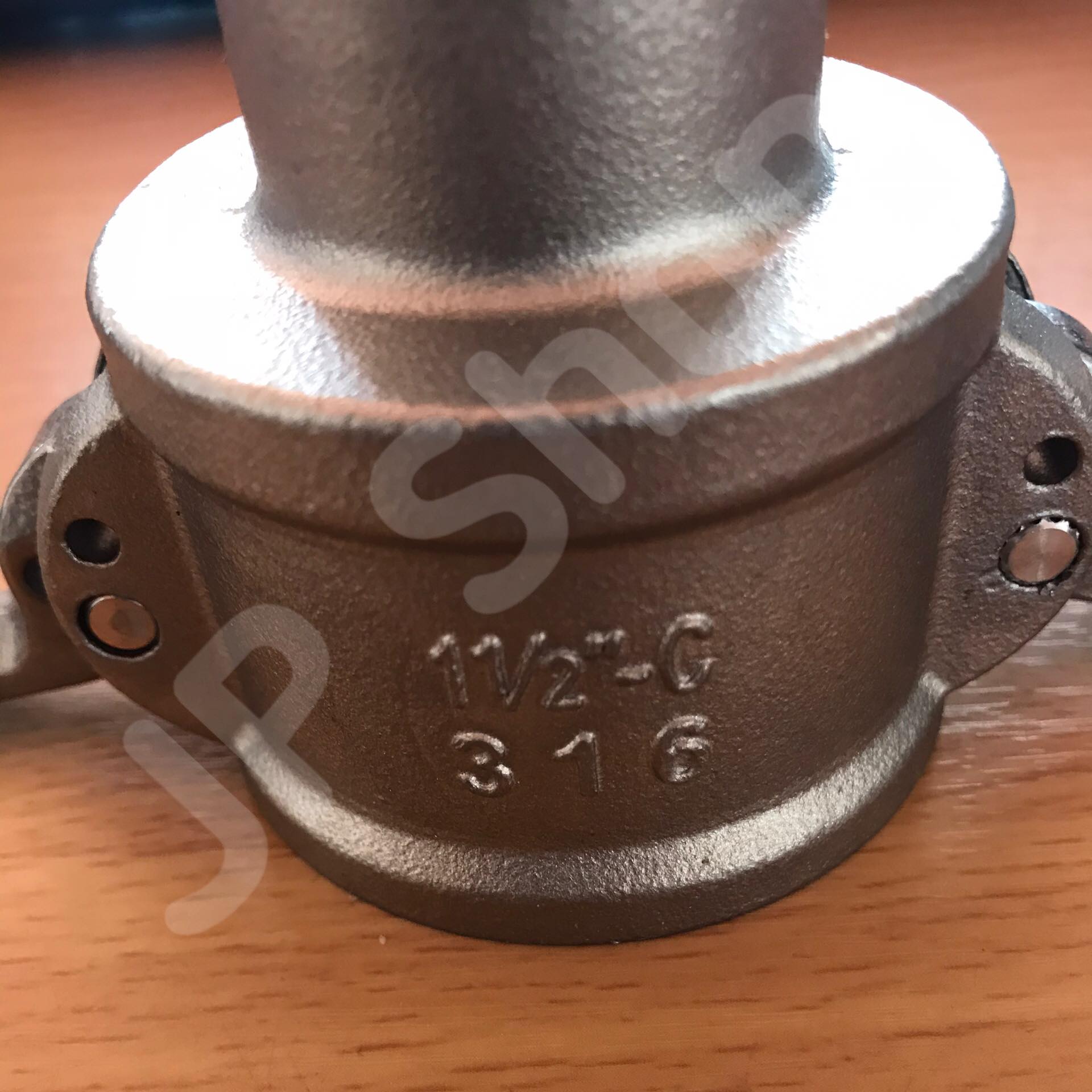 ข้อต่อสวมเร็วสแตนเลส316 ขนาด 1 1/2-C #0130