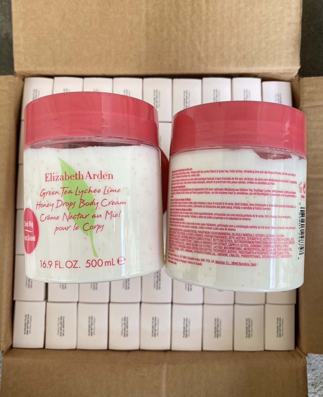 Elizabeth Arden Green Tea Lychee Lime Honey Drops Body Cream 500ml. ครีมบำรุงผิว กลิ่นเหมือนน้ำหอม