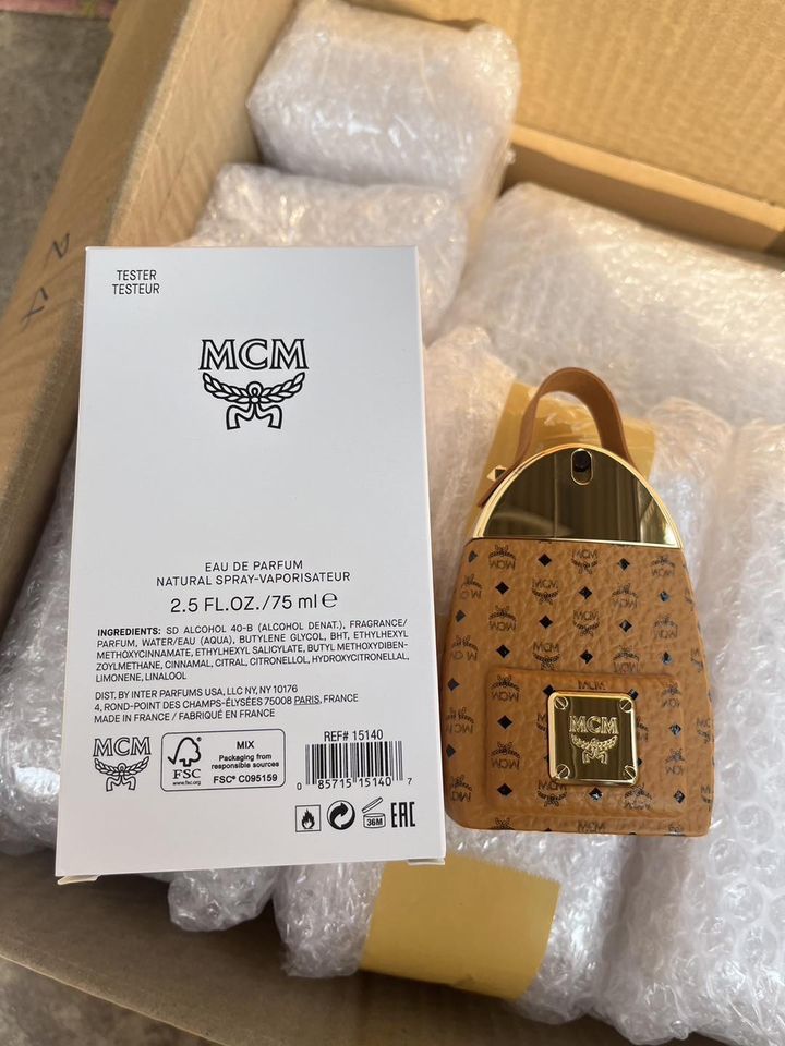 กล่องเทสเตอร์ น้ำหอม MCM Eau de Parfum Mode Creation Munich 75ml. ของแท้
