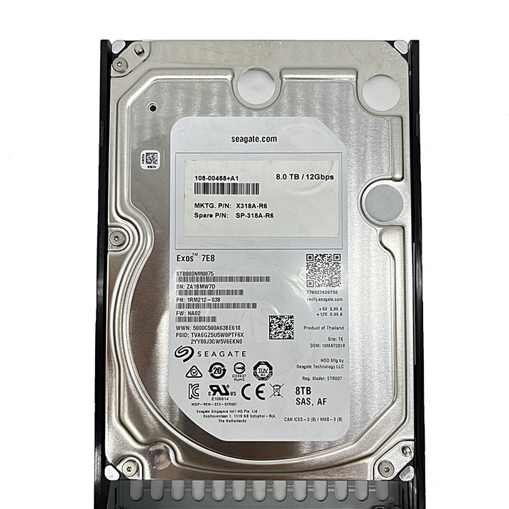 NetApp X318A-R6 [TorCompTH Thailand ขาย จำหน่าย ราคา] NetApp 8TB 7.2K 12G NL SAS LFF 3.5in HDD