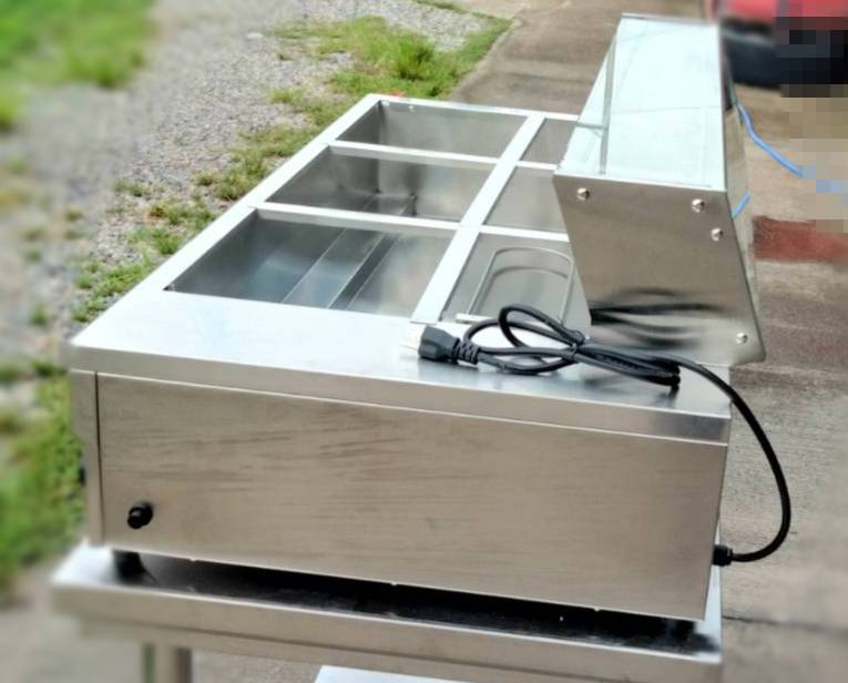 เตาอุ่นอาหารไฟฟ้าสแตนเลส 6 ถาด รุ่น : FQ-B26