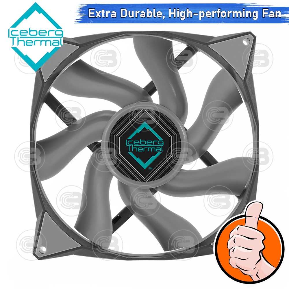 [CoolBlasterThai] Iceberg Thermal IceGALE Xtra 140 Gray Fan Case (size 140 mm.) X2 Value Pack ประกัน 6 ปี