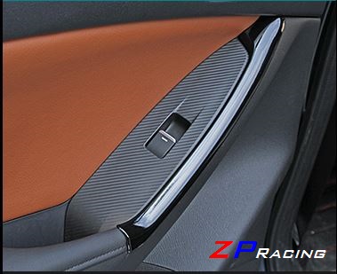 ครอบที่พักแขนประตูคู่หลัง CX-5 สีดำเงา