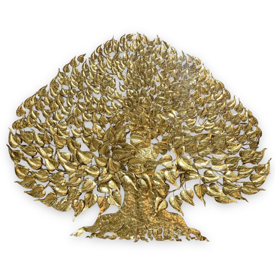 ใบโพธิ์รัศมีนำโชค (130x150 cm)