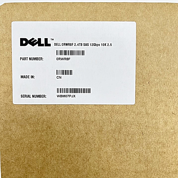 NEW DELL 0RWR8F, RWR8F [TorCompTH Thailand ขายจำหน่าย ราคา] Dell 2.4TB 10K 12G SAS 512e 2.5in HDD w/DXD9H for G14-G16