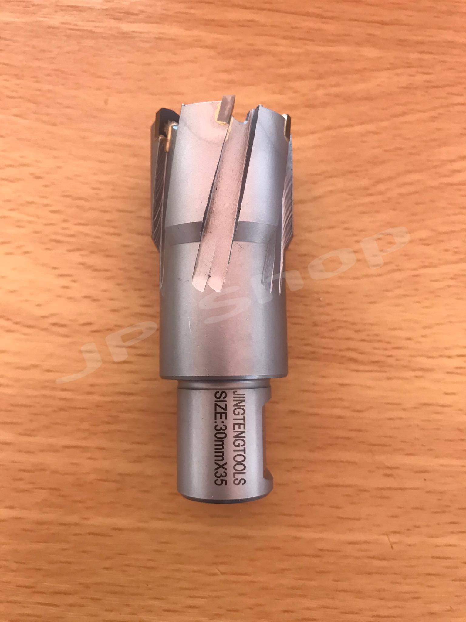 ดอกสว่านเจ็ทบอส แบบโฮลซอว์คาร์ไบสำหรับเจาะเหล็กหนา ด้วยสว่านแม่เหล็กไฟฟ้า ขนาด30*35 มม. #3035