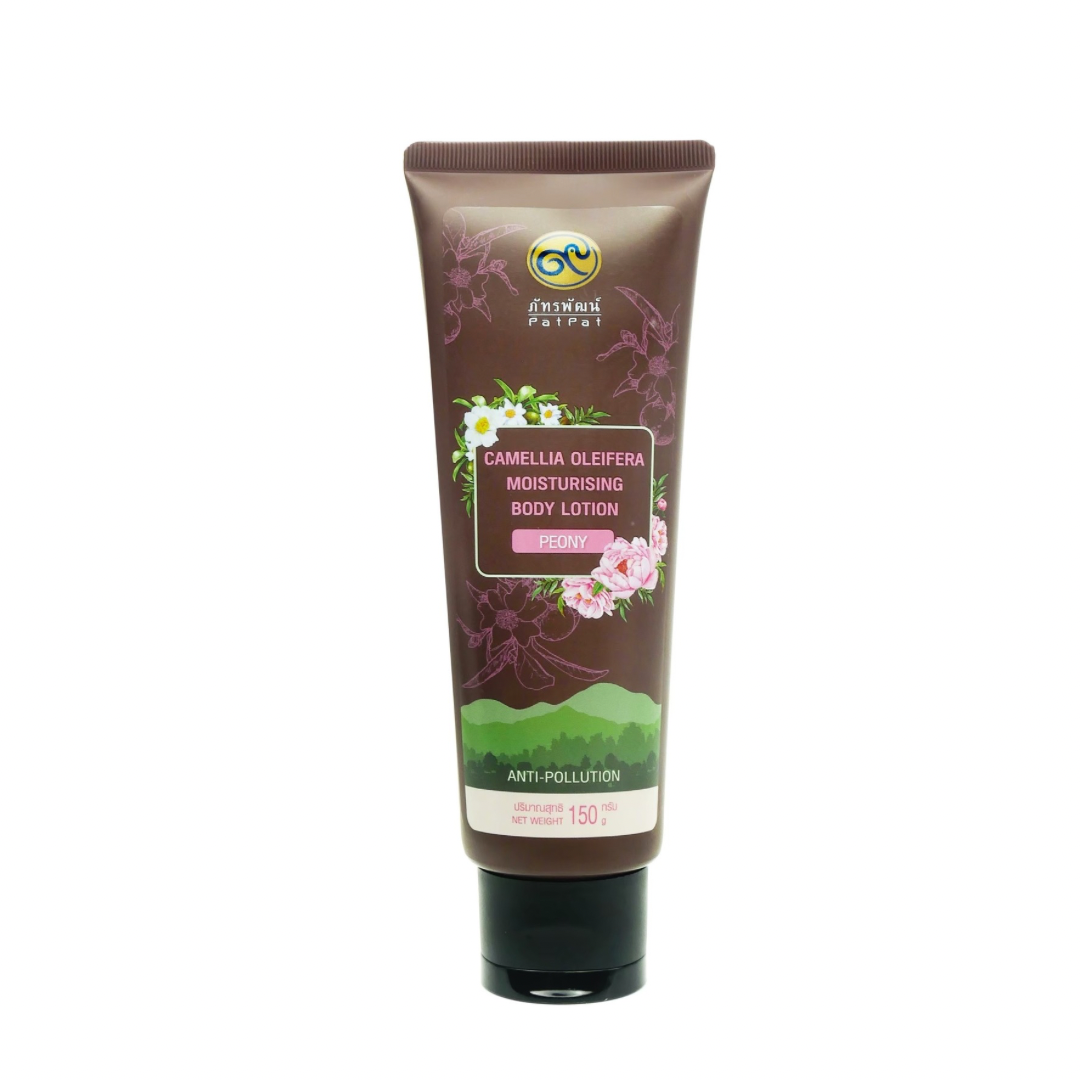 คามีเลีย โอลีเฟร่า มอยส์เจอร์ไรซิ่ง บอดี้โลชั่น กลิ่นดอกพีโอนี camellia oleifera moisturising body lotion peony