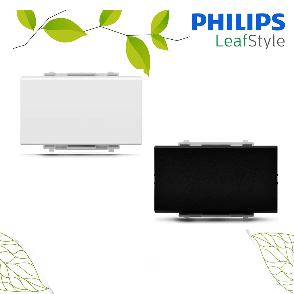สวิตช์ไฟสองทาง 3 ช่อง รุ่นลีฟ LeafStyle 3M size 2 way switch PHILIPS