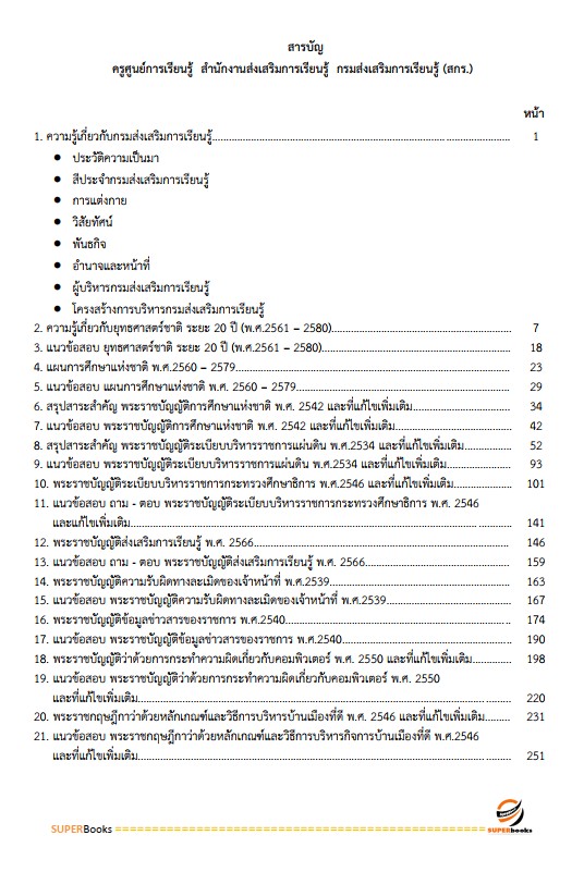 แนวข้อสอบ ครูศูนย์การเรียนรู้ สำนักงานส่งเสริมการเรียนรู้ กรมส่งเสริมการเรียนรู้ (สกร.)