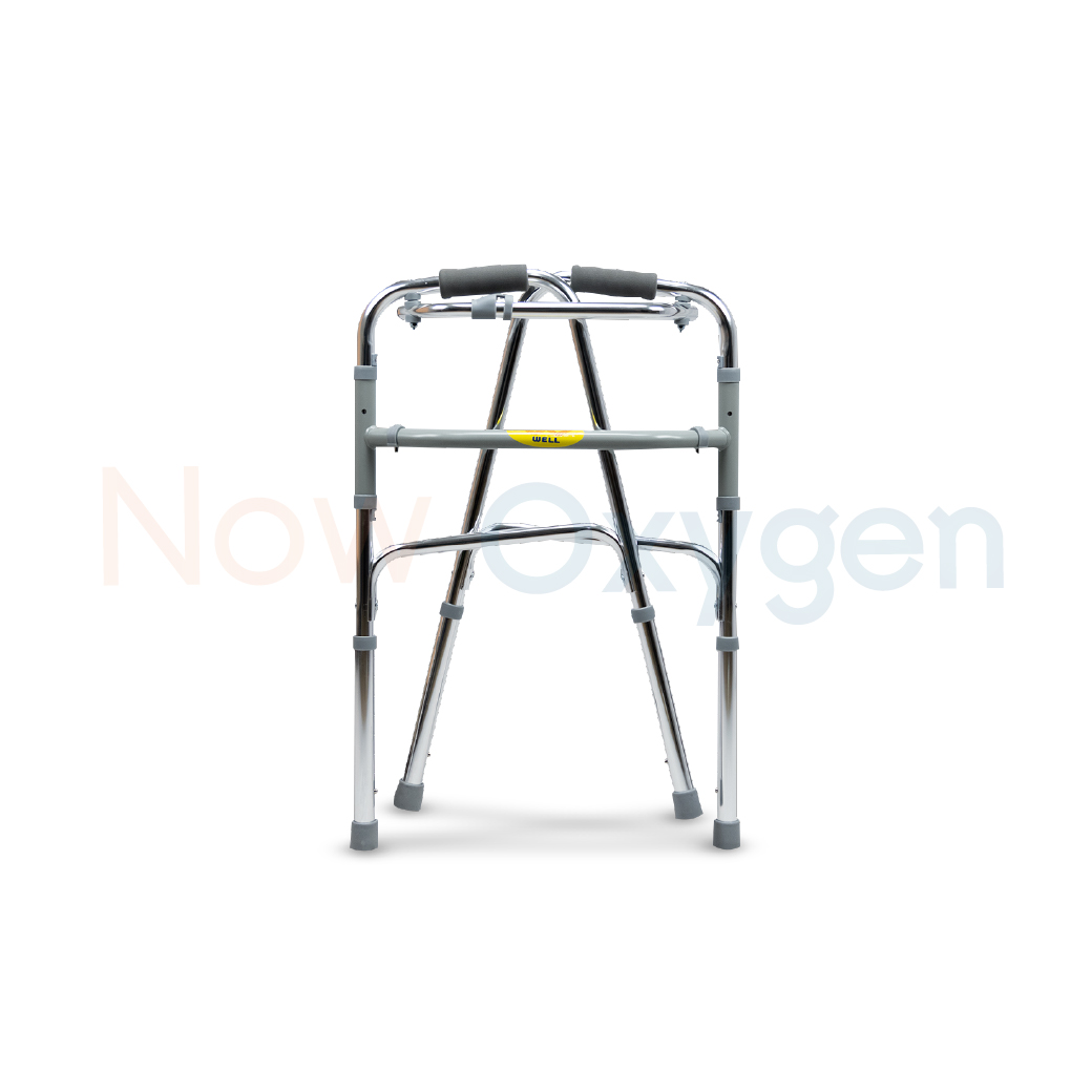ไม้เท้าช่วยพยุง วอล์คเกอร์ (Walker) แบบ 4 ขา พับได้