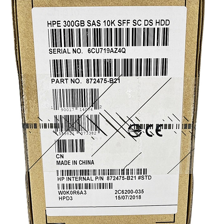 NEW HP 872475-B21 872735-001 [TorCompTH Thailand ขาย จำหน่าย ราคา] HP 300GB 10K 12G SAS 2.5in HDD for G8-G10
