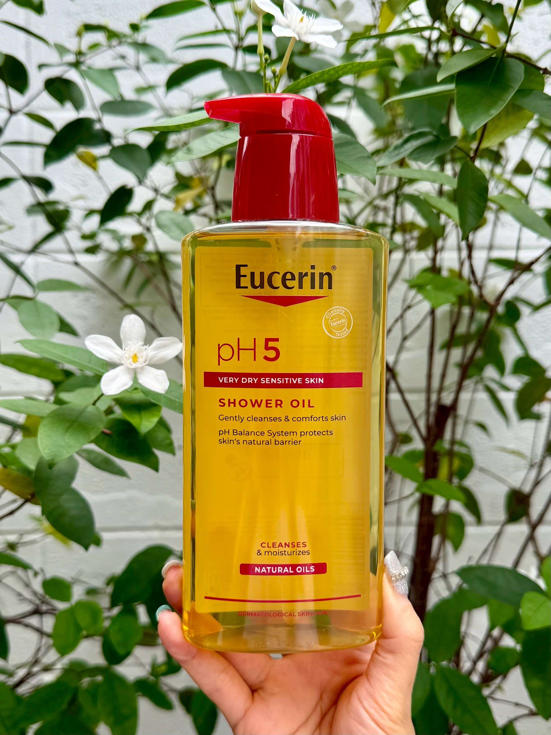 Eucerin pH5 Shower Oil 400ml. ครีมอาบน้ำผสมน้ำมัน (1ขวด)
