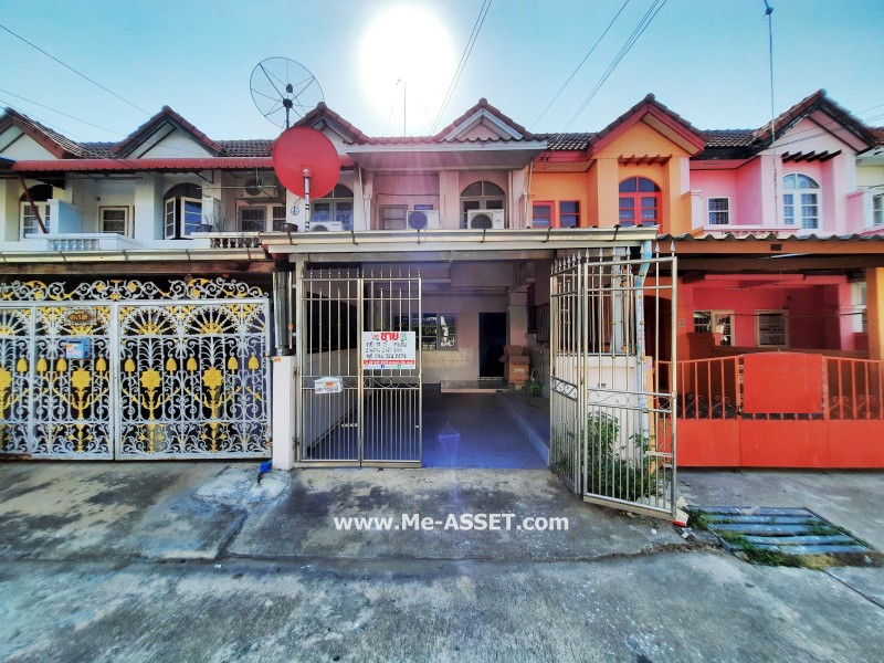 ขายทาวน์เฮ้าส์ ม.พรรณพฤกษา ถ.บรมราชชนนี 121 แขวงศาลาธรรมสพน์ เขตทวีวัฒนา กรุงเทพ / พื้นที่ 2 ชั้น 17 ตารางวา