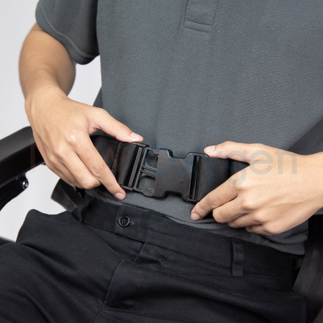 รถเข็นไฟฟ้าแบบพับได้ แบตเตอรี่ลิเธียม (Lithium Battery) รับประกัน 1 ปี