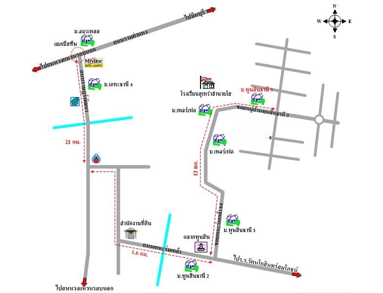 ขายทาวน์เฮ้าส์ ย่าน เคหะร่มเกล้า ราษฎร์พัฒนา น้อมเกล้า : พูนสินธานี 3 / 2 ชั้น 17 ตารางวา