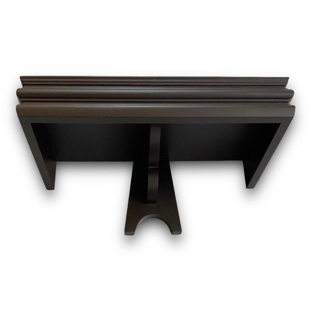 หิ้งโมเดิร์นลายบัว สีโอ๊ค