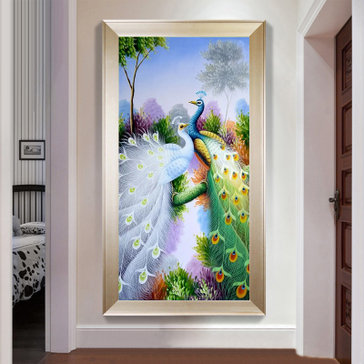Couple peacocks (พิมพ์ลาย)