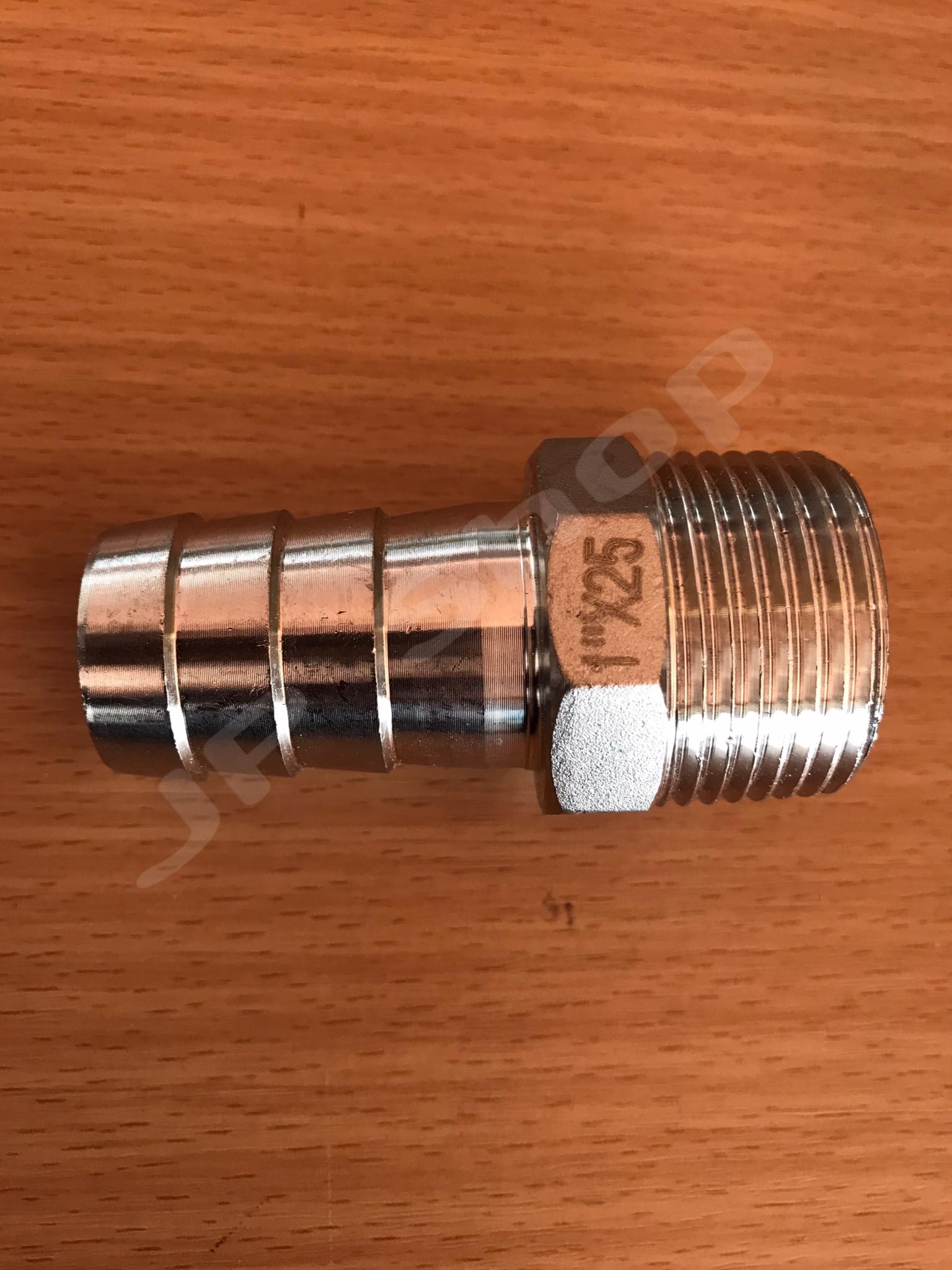 ข้อต่อหางไหล สแตนเลส304 ขนาด1 นิ้ว เกลียวนอก #12535