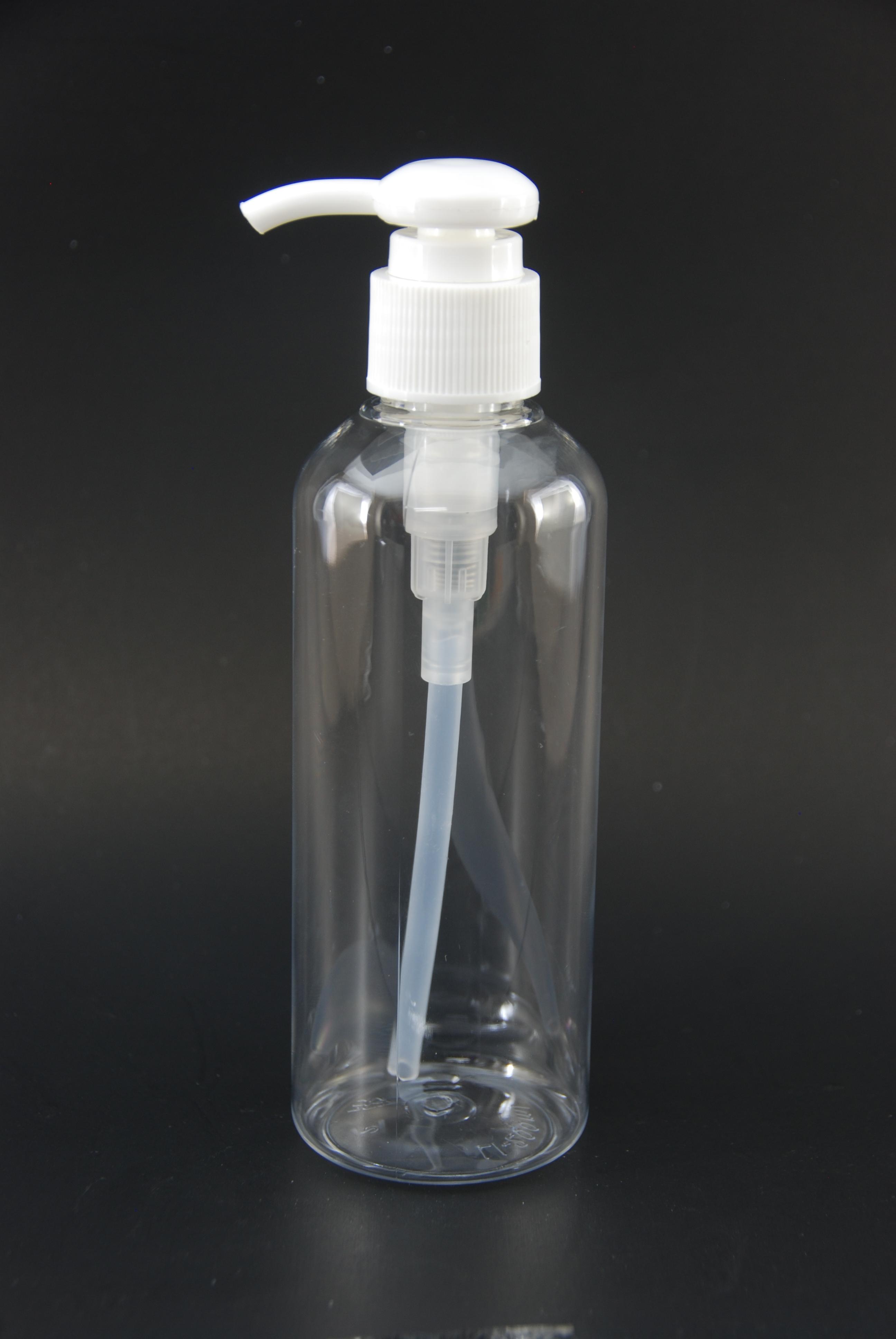 ขวดปั้มพลาสติกใส 500ml ทรงกลม