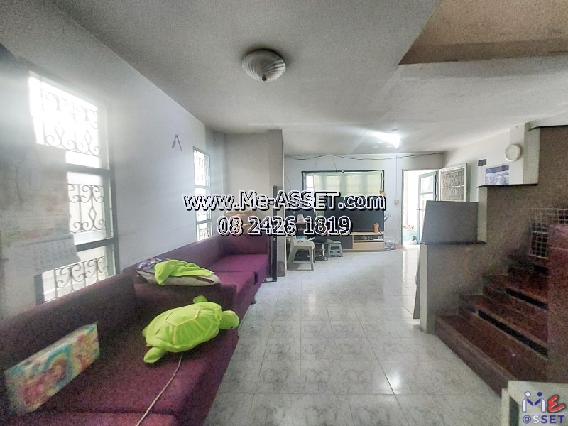 ขายทาวน์เฮ้าส์ ย่าน ซอยพรสว่าง เทพารักษ์ วัดด่าน บางพลีใหญ่ : ม.สุธาวีคลัสเตอร์เฮ้าส์ กม.10 : 2 ชั้น 26 ตร.วา