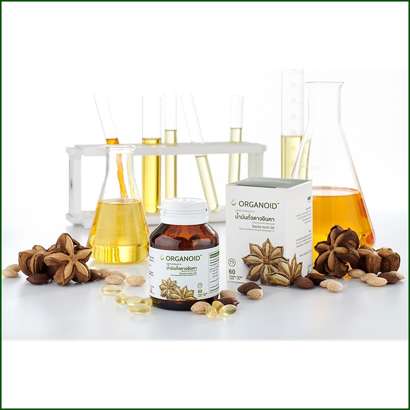 น้ำมันถั่วดาวอินคา (สกัดเย็น) ลดความดัน คุมเบาหวาน สลายไขมัน ครบในเม็ดเดียว (60แคปซูล)