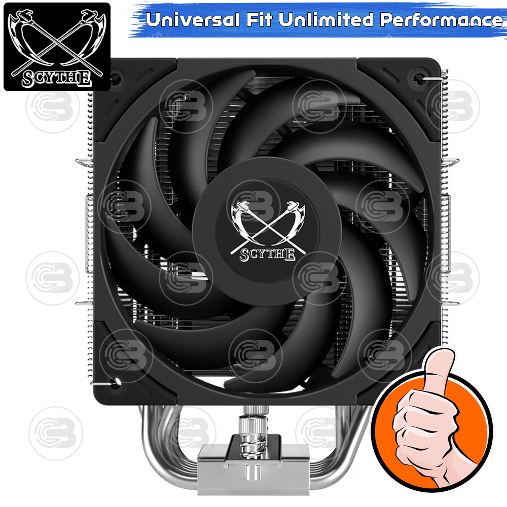 [CoolBlasterThai] SCYTHE MUGEN 6 CPU Cooler Single Tower 6 Heatpipes (AM5/LGA1851 Ready)